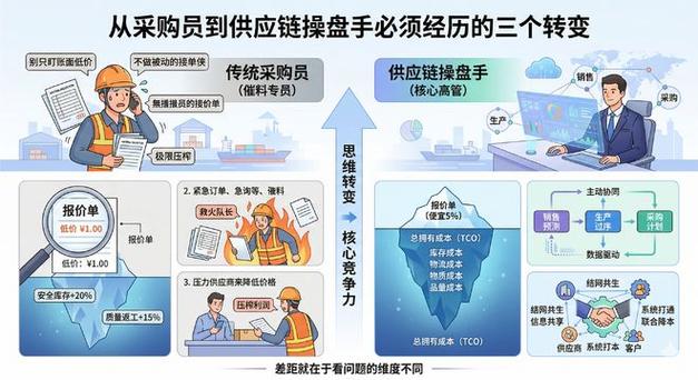 采购管理和供应链管理,一图讲透到底是不是一回事?